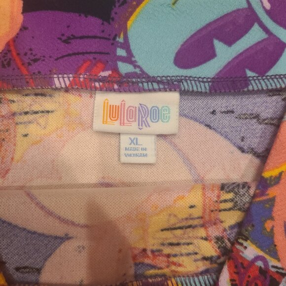 Lularoe Disney Mickey Minnie Mouse Cassie Pencil  Skirt Pop Art EUC New XL or S - Picture 2 of 5